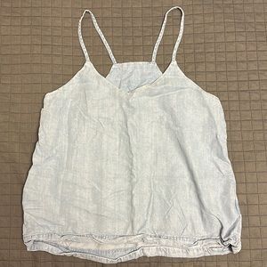 H&M LIGHT DENIM CAMISOLE TANK
